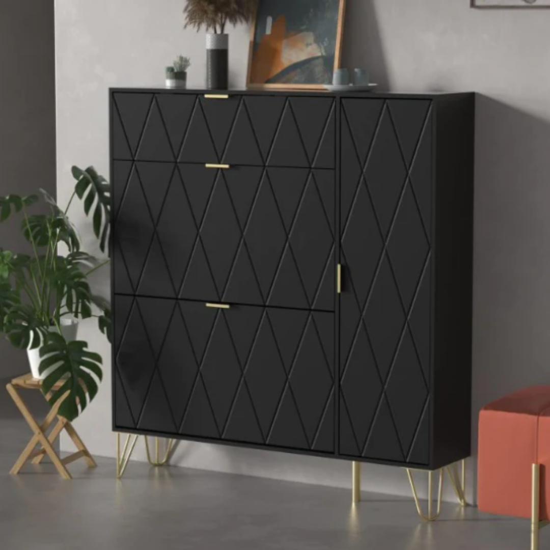 ™Vireli | ארון נעליים עם מדפים מרובים – עיצוב חוסך מקום