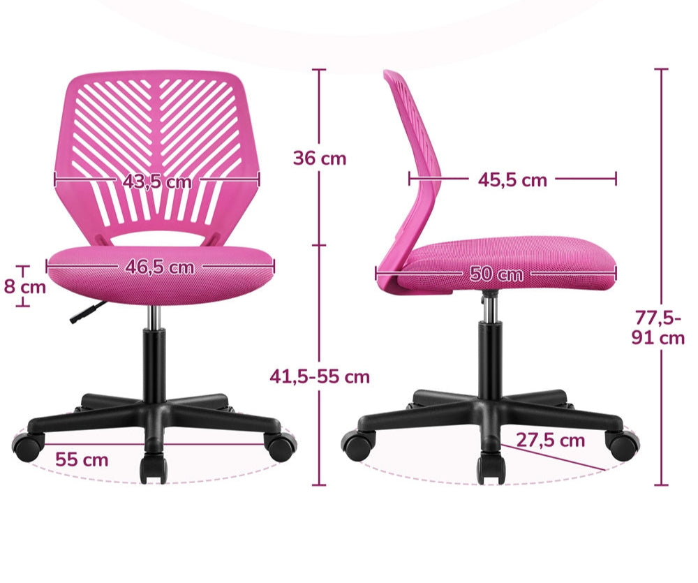 ™Sitelle | כיסא משרדי עם תמיכה לגב, מסתובב ללא ידיות ובעיצוב מסתובב