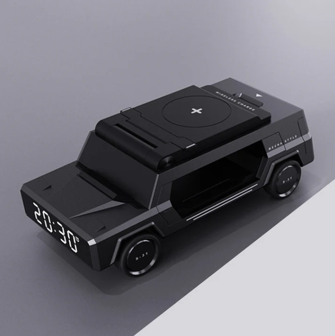 ™Orzen | מעמד טעינה אלחוטי פרימיום – 20W, ריבוי פונקציות לטלפון, שעון ואוזניות