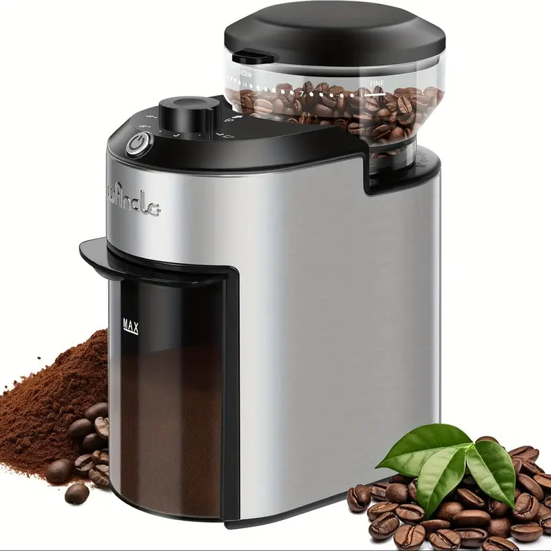 ™Coffex | מטחנת קפה עמידה – קיבולת 2-12 כוסות, הגנה מפני חום